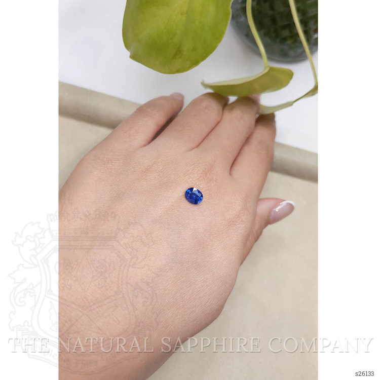 1.05 Ct. Blue Sapphire from Ceylon (Sri Lanka)