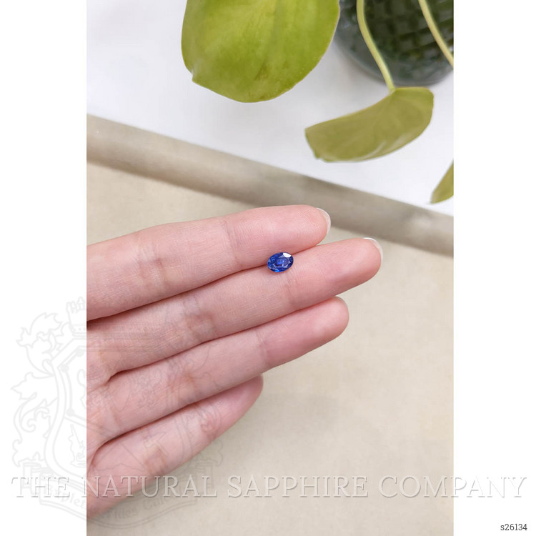 1.05 Ct. Blue Sapphire from Ceylon (Sri Lanka)