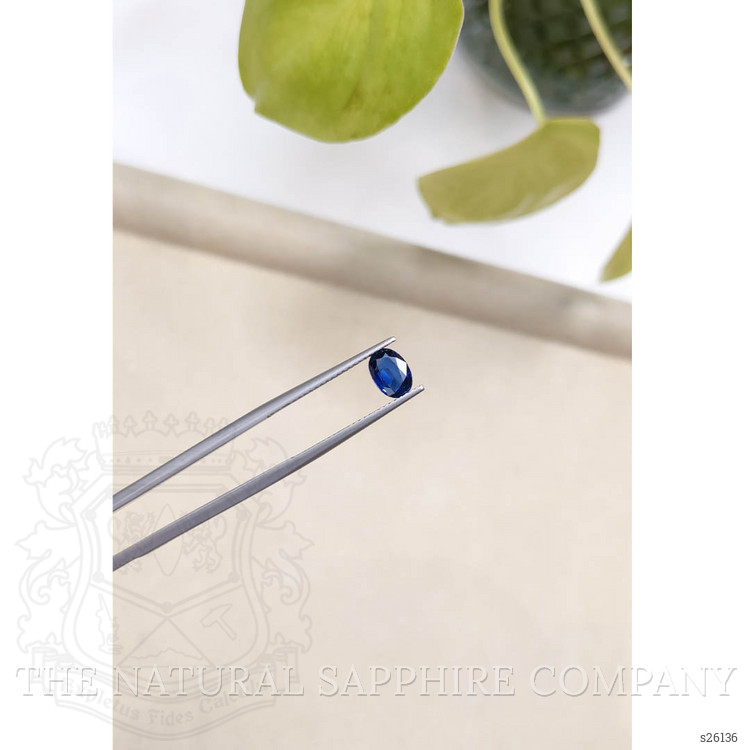 1.05 Ct. Blue Sapphire from Ceylon (Sri Lanka)