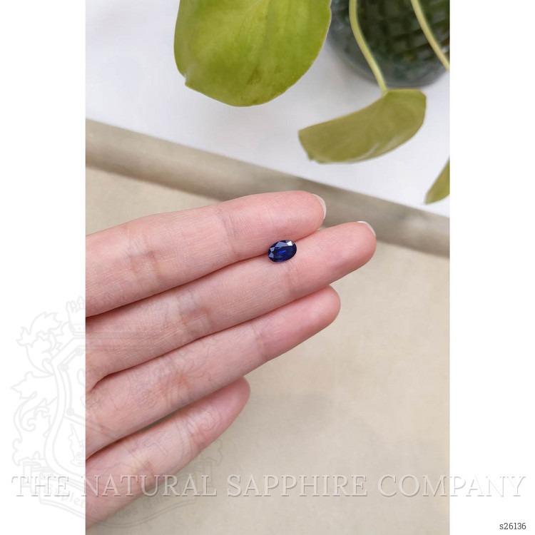 1.05 Ct. Blue Sapphire from Ceylon (Sri Lanka)