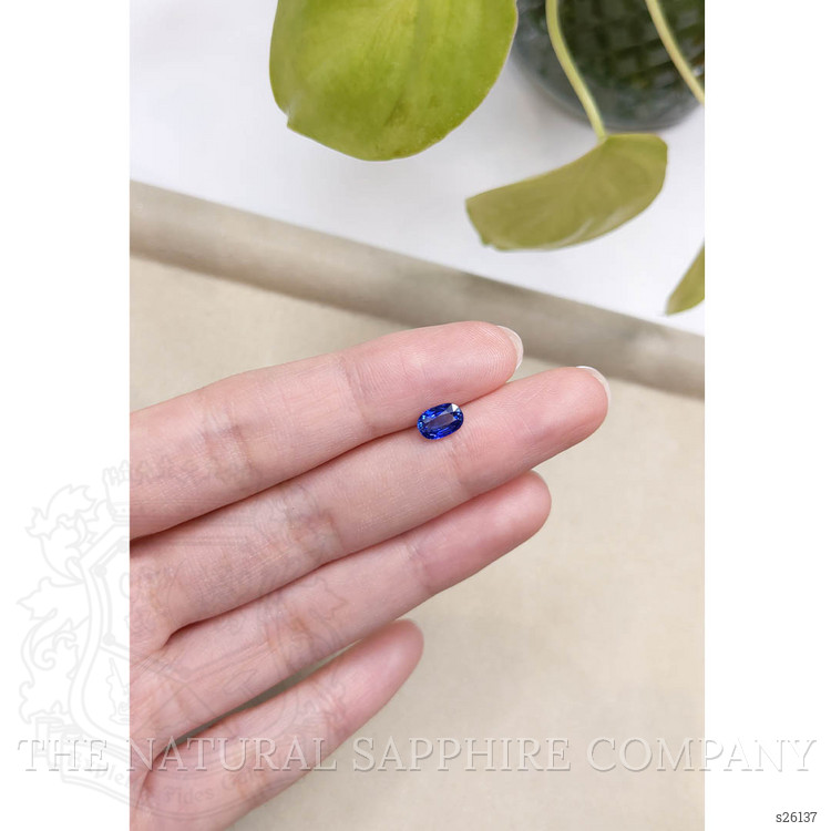 1.04 Ct. Blue Sapphire from Ceylon (Sri Lanka)