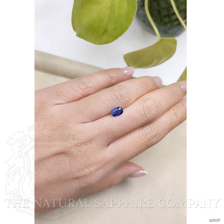 1.04 Ct. Blue Sapphire from Ceylon (Sri Lanka)