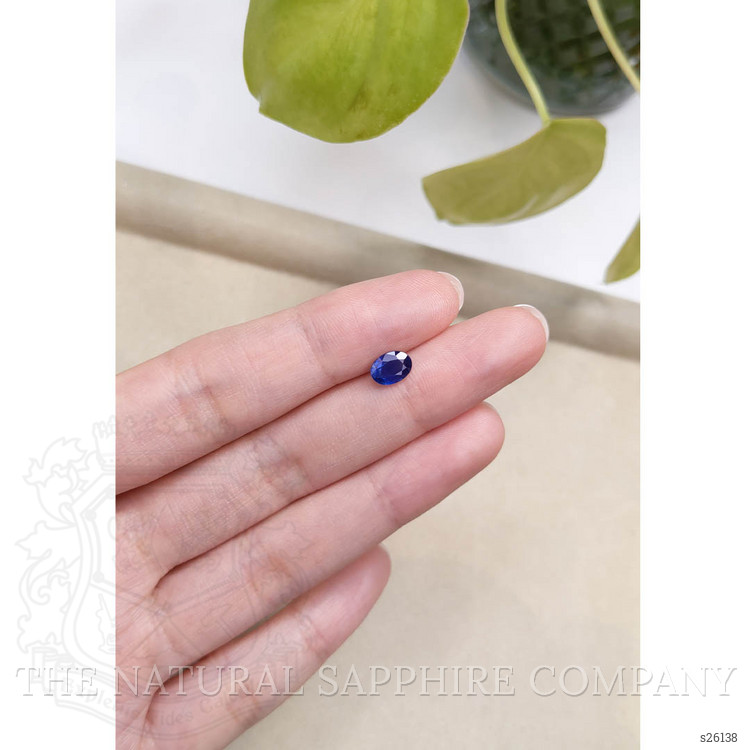 1.04 Ct. Blue Sapphire from Ceylon (Sri Lanka)