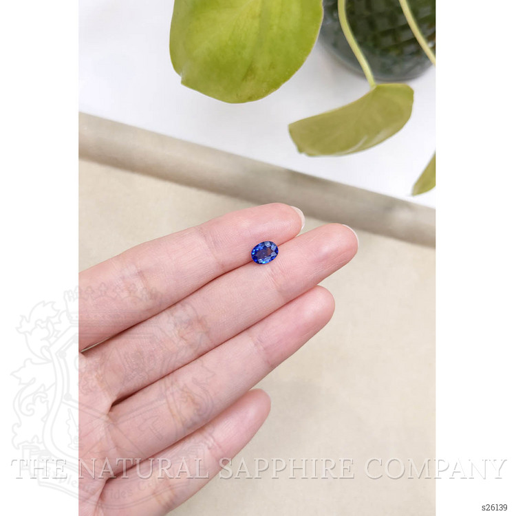 1.04 Ct. Blue Sapphire from Ceylon (Sri Lanka)