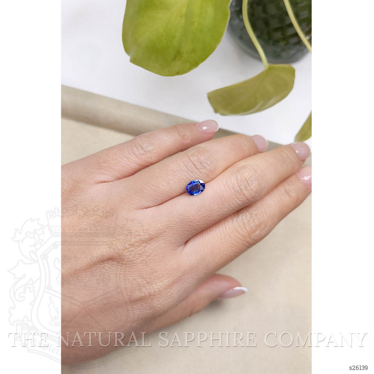 1.04 Ct. Blue Sapphire from Ceylon (Sri Lanka)