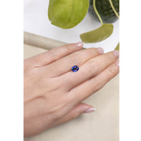 1.04 Ct. Blue Sapphire from Ceylon (Sri Lanka) Life Style