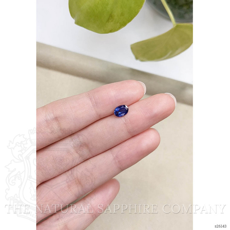 1.02 Ct. Blue Sapphire from Ceylon (Sri Lanka)