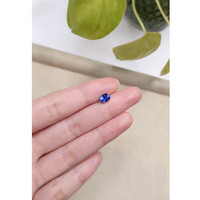 1.23 Ct. Blue Sapphire from Ceylon (Sri Lanka) Life Style