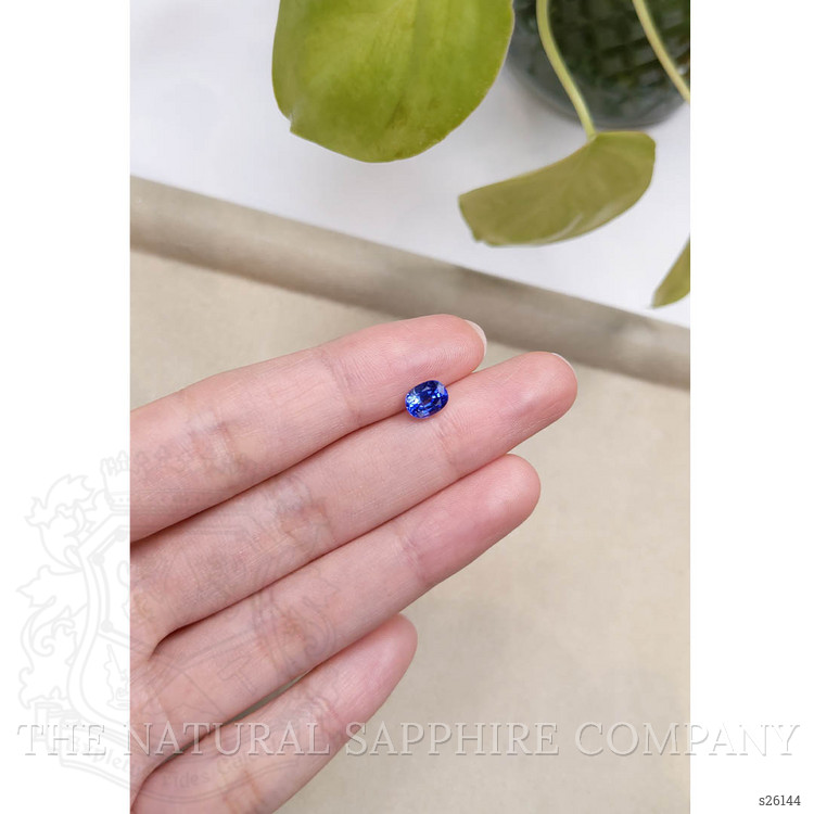 1.23 Ct. Blue Sapphire from Ceylon (Sri Lanka)