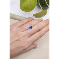 1.23 Ct. Blue Sapphire from Ceylon (Sri Lanka) Life Style
