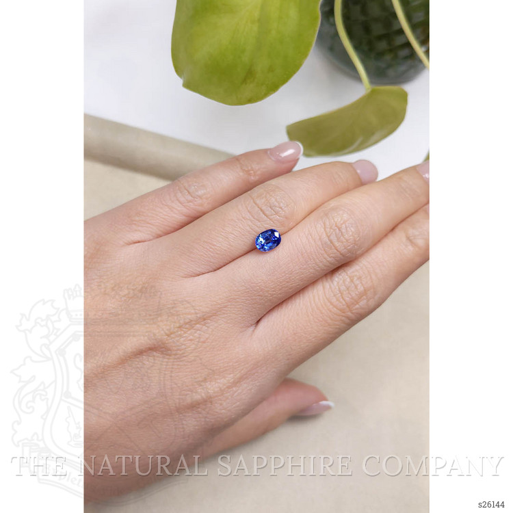 1.23 Ct. Blue Sapphire from Ceylon (Sri Lanka)