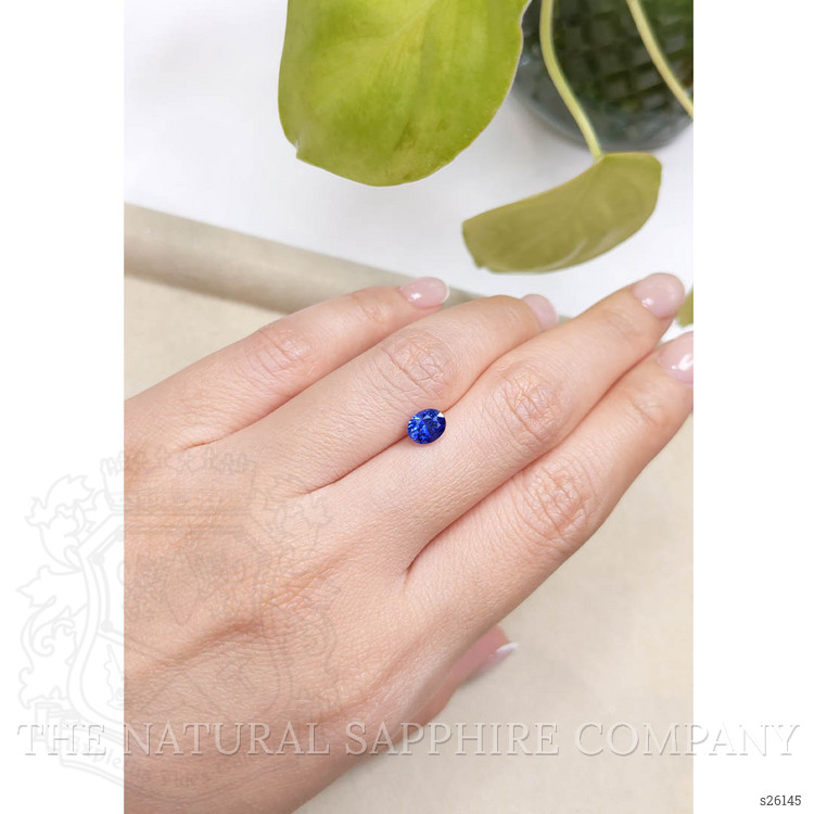 1.23 Ct. Blue Sapphire from Ceylon (Sri Lanka)