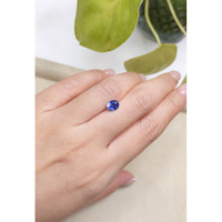 1.22 Ct. Blue Sapphire from Ceylon (Sri Lanka) Life Style
