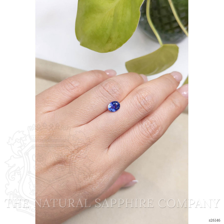 1.22 Ct. Blue Sapphire from Ceylon (Sri Lanka)