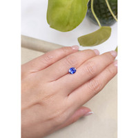 1.11 Ct. Blue Sapphire from Ceylon (Sri Lanka) Life Style