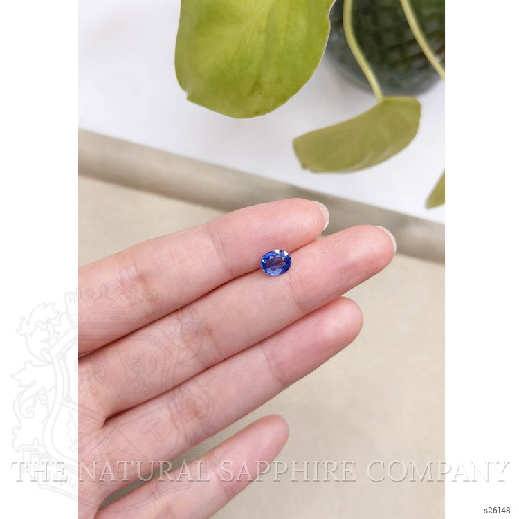 1.10 Ct. Blue Sapphire from Ceylon (Sri Lanka)