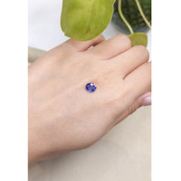 1.10 Ct. Blue Sapphire from Ceylon (Sri Lanka) Life Style