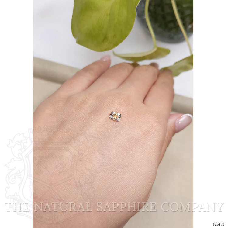 0.58 Ct. Bi Color Sapphire from Ceylon (Sri Lanka)