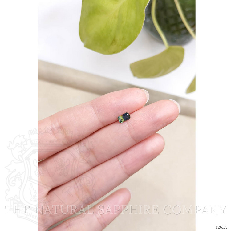 0.51 Ct. Bi Color Sapphire from Ceylon (Sri Lanka)