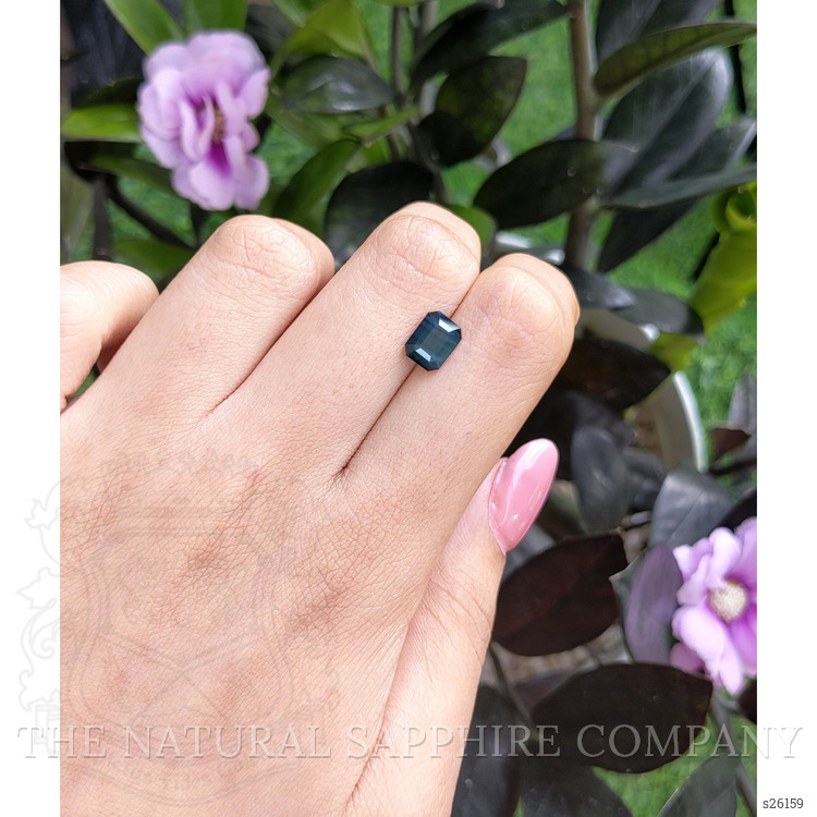 2.22 Ct. Bluish Green Sapphire from Africa