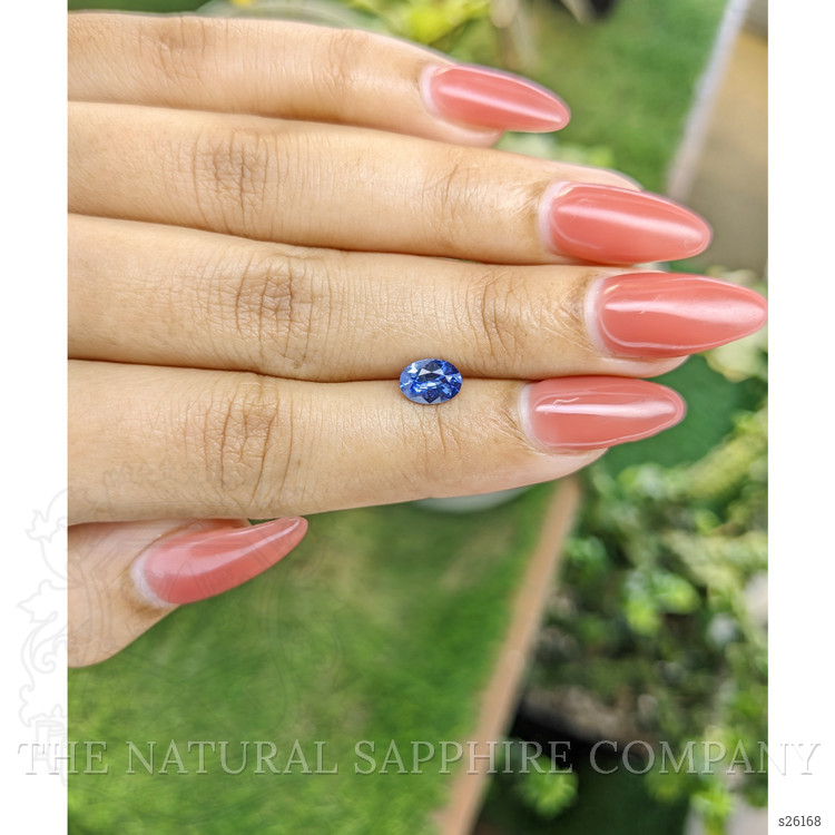 0.94 Ct. Blue Sapphire from Ceylon (Sri Lanka)