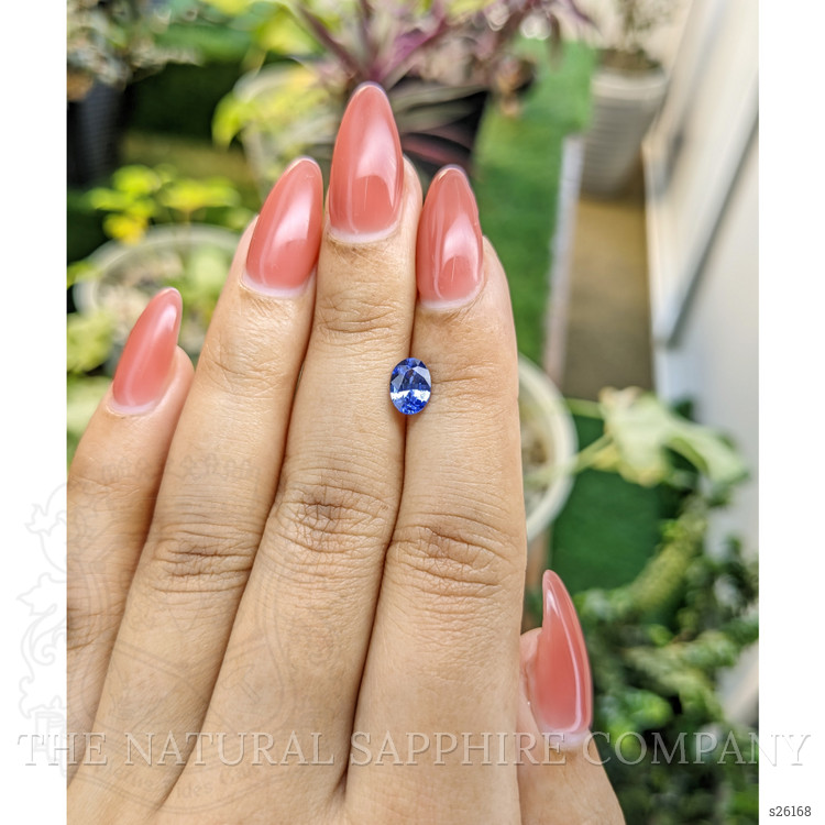 0.94 Ct. Blue Sapphire from Ceylon (Sri Lanka)