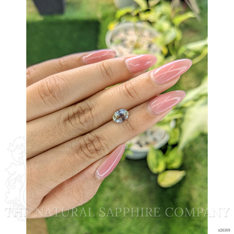 1.43 Ct. Bi Color Sapphire from Ceylon (Sri Lanka)