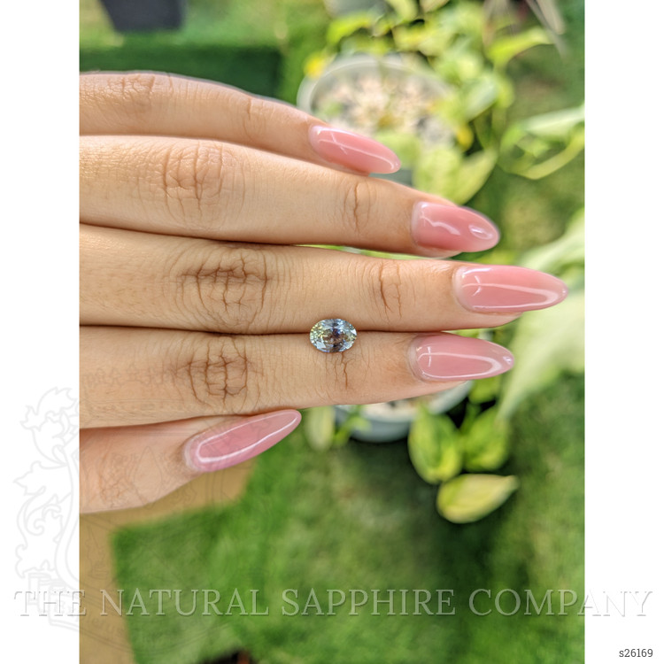 1.43 Ct. Bi Color Sapphire from Ceylon (Sri Lanka)