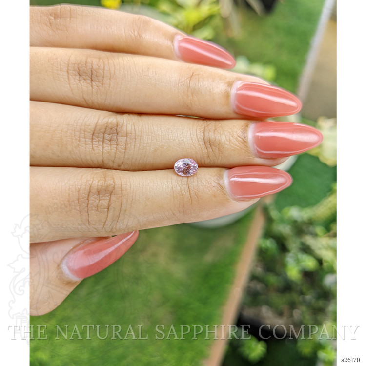 0.69 Ct. Pink Sapphire from Ceylon (Sri Lanka)