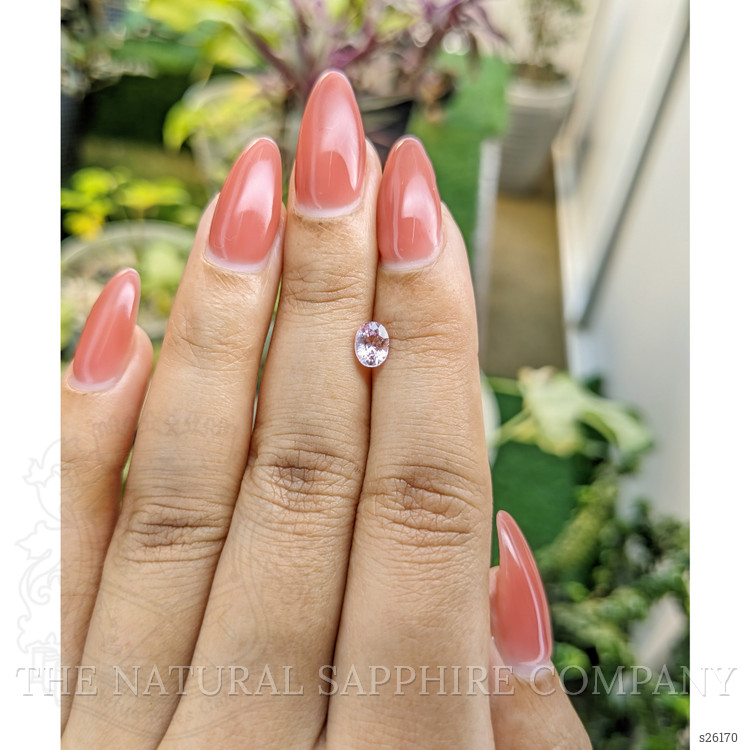 0.69 Ct. Pink Sapphire from Ceylon (Sri Lanka)