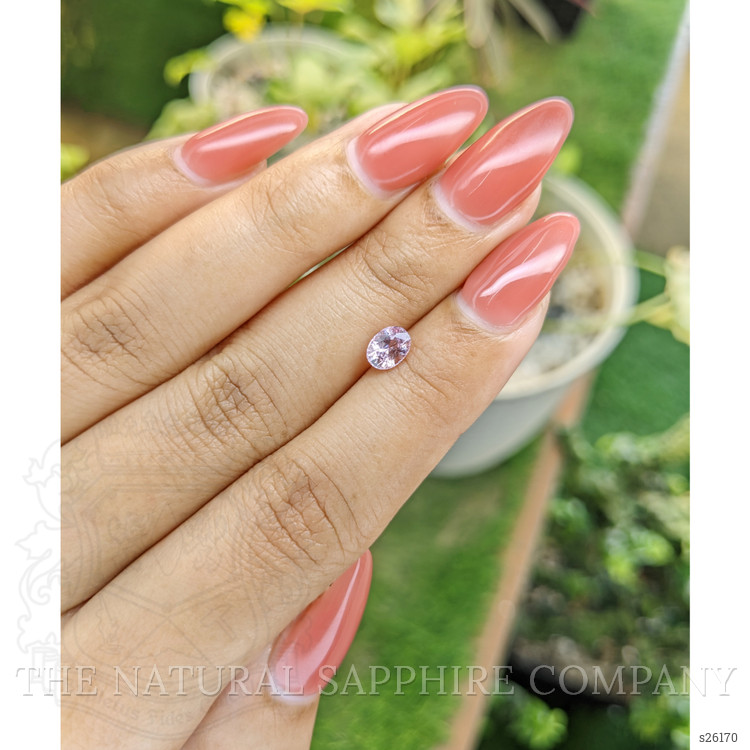 0.69 Ct. Pink Sapphire from Ceylon (Sri Lanka)