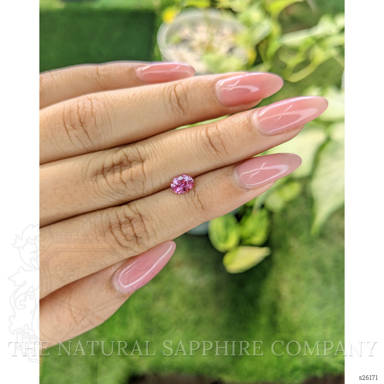0.62 Ct. Pink Sapphire from Ceylon (Sri Lanka)