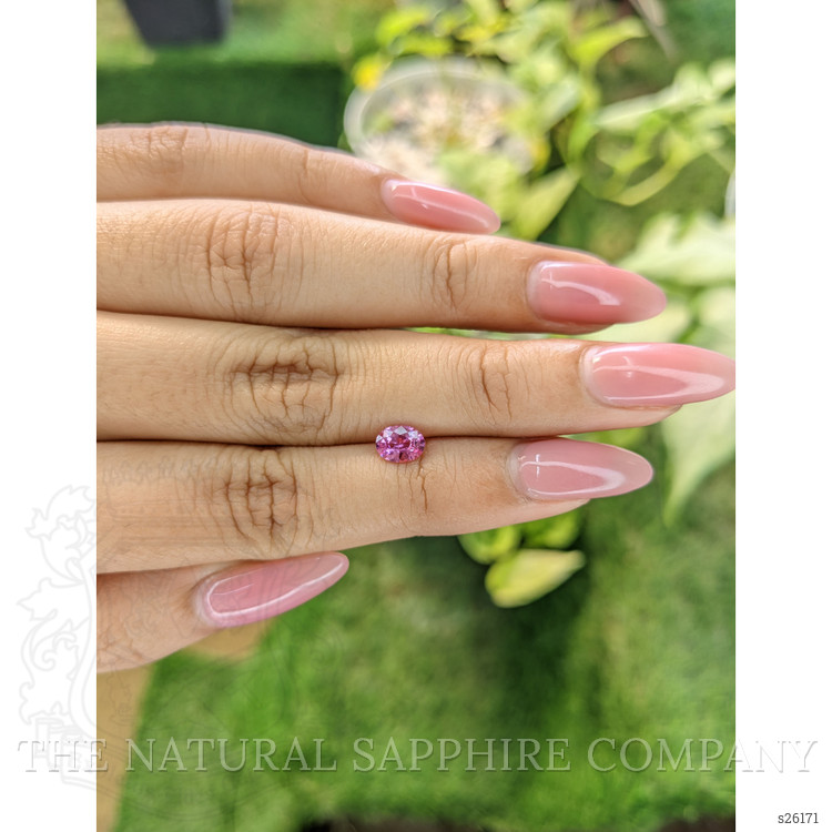 0.62 Ct. Pink Sapphire from Ceylon (Sri Lanka)