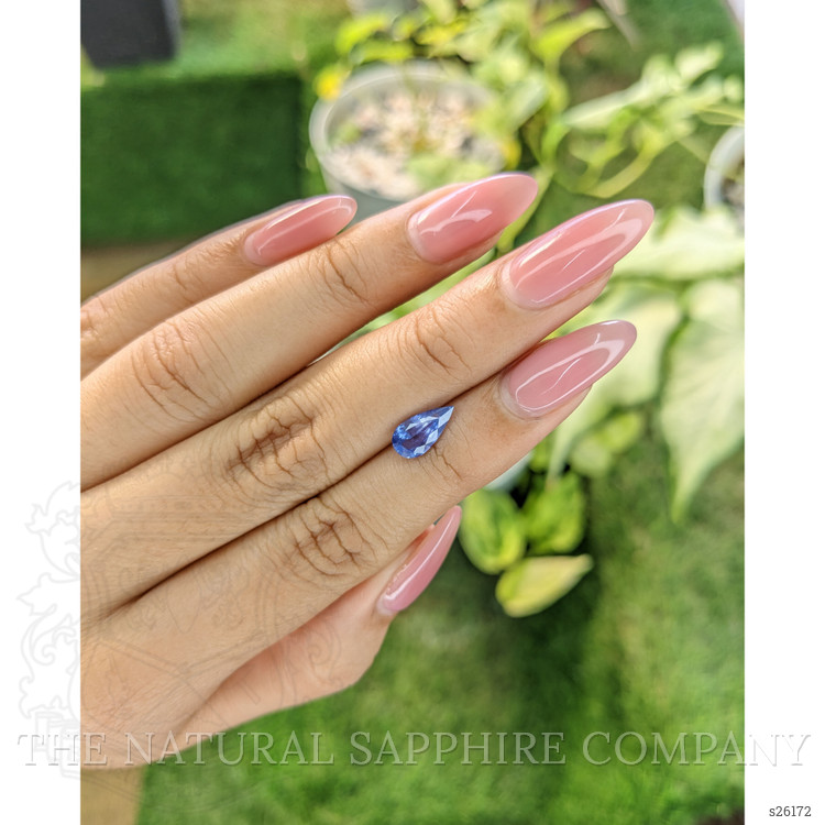 1.35 Ct. Blue Sapphire from Ceylon (Sri Lanka)