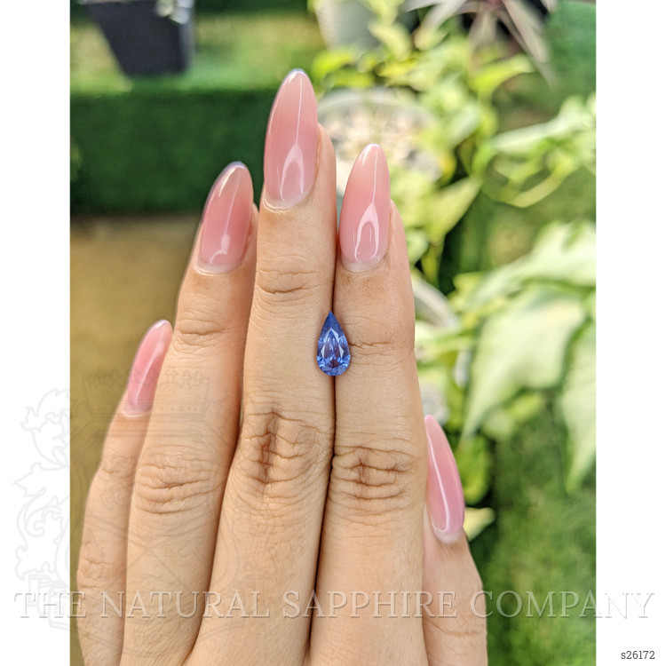 1.35 Ct. Blue Sapphire from Ceylon (Sri Lanka)