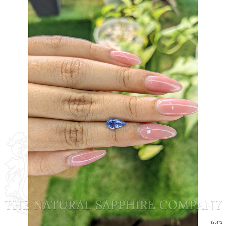 1.35 Ct. Blue Sapphire from Ceylon (Sri Lanka)