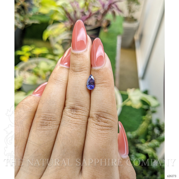 1.44 Ct. Purple Sapphire from Ceylon (Sri Lanka)