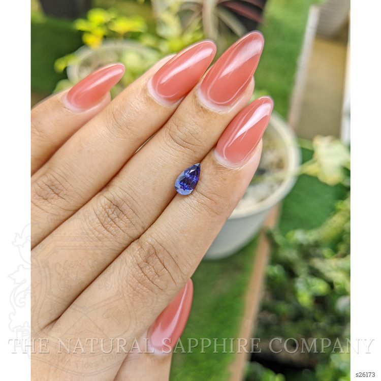 1.44 Ct. Purple Sapphire from Ceylon (Sri Lanka)