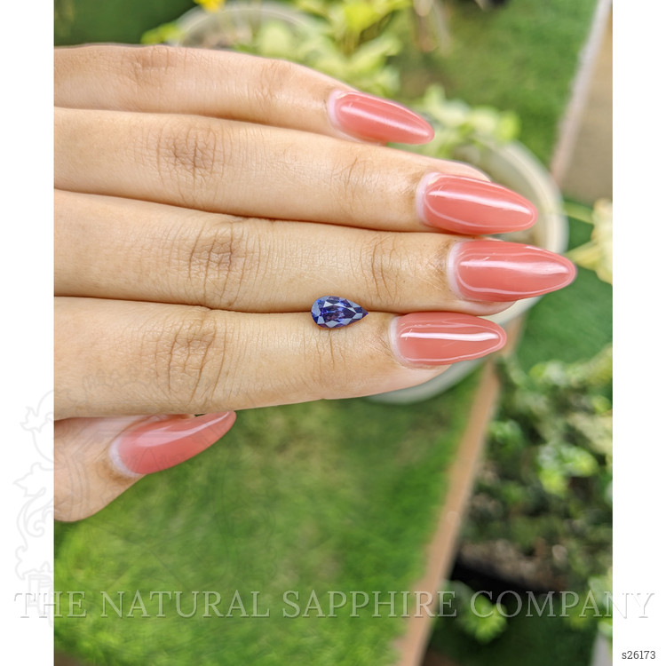 1.44 Ct. Purple Sapphire from Ceylon (Sri Lanka)
