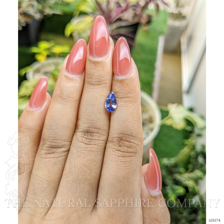 1.25 Ct. Blue Sapphire from Ceylon (Sri Lanka)