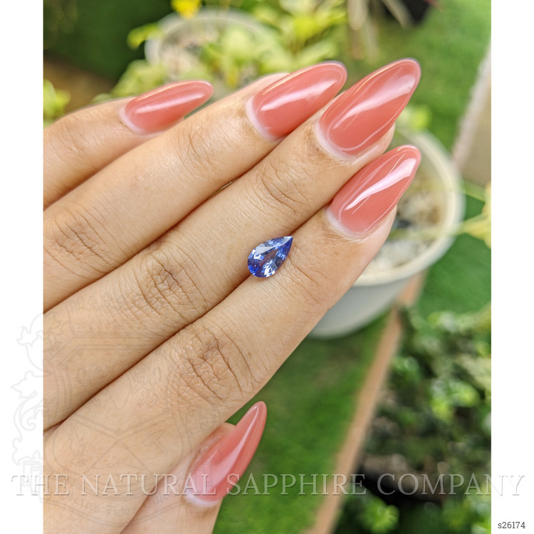 1.25 Ct. Blue Sapphire from Ceylon (Sri Lanka)