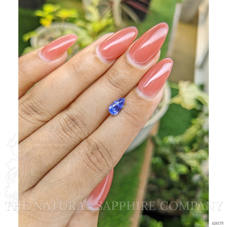 1.34 Ct. Blue Sapphire from Ceylon (Sri Lanka)