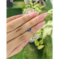 0.94 Ct. Blue Sapphire from Ceylon (Sri Lanka) Life Style