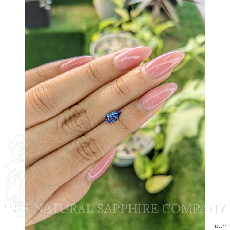 0.94 Ct. Blue Sapphire from Ceylon (Sri Lanka)