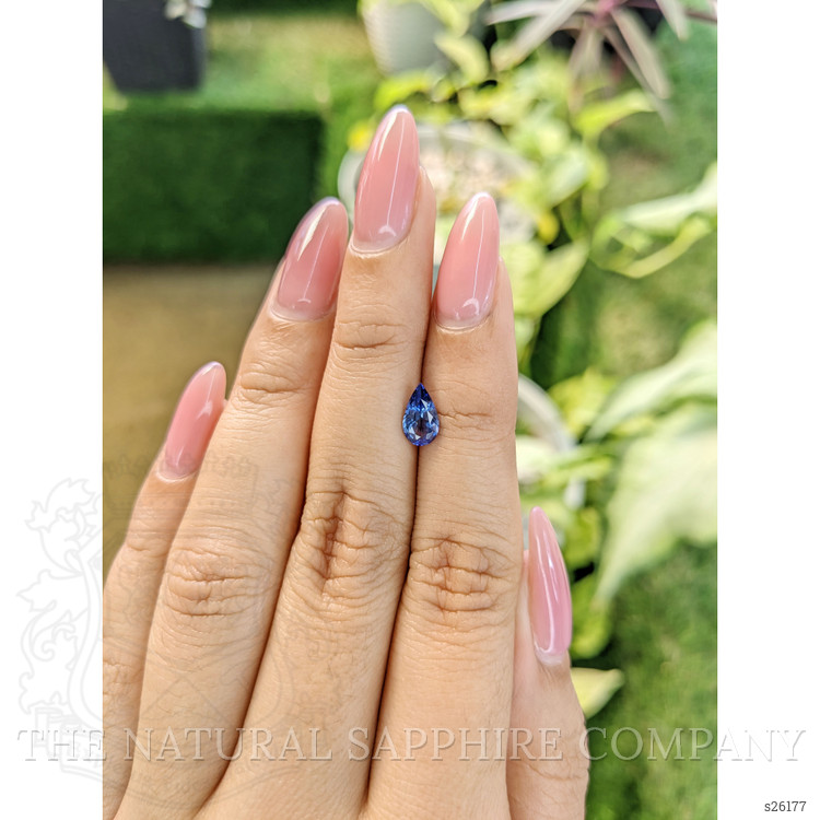 0.94 Ct. Blue Sapphire from Ceylon (Sri Lanka)