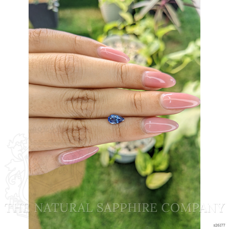 0.94 Ct. Blue Sapphire from Ceylon (Sri Lanka)