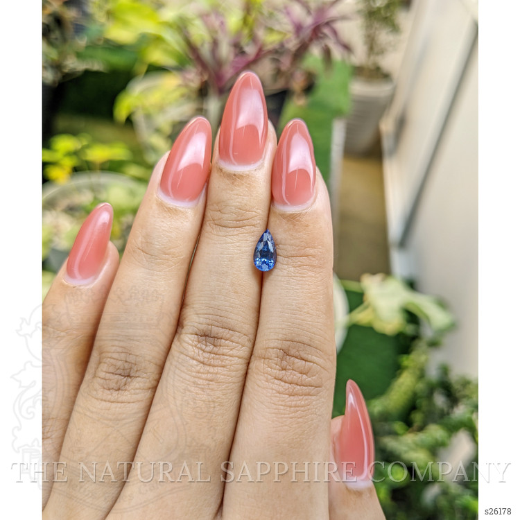1.13 Ct. Blue Sapphire from Ceylon (Sri Lanka)