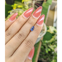 1.13 Ct. Blue Sapphire from Ceylon (Sri Lanka) Life Style