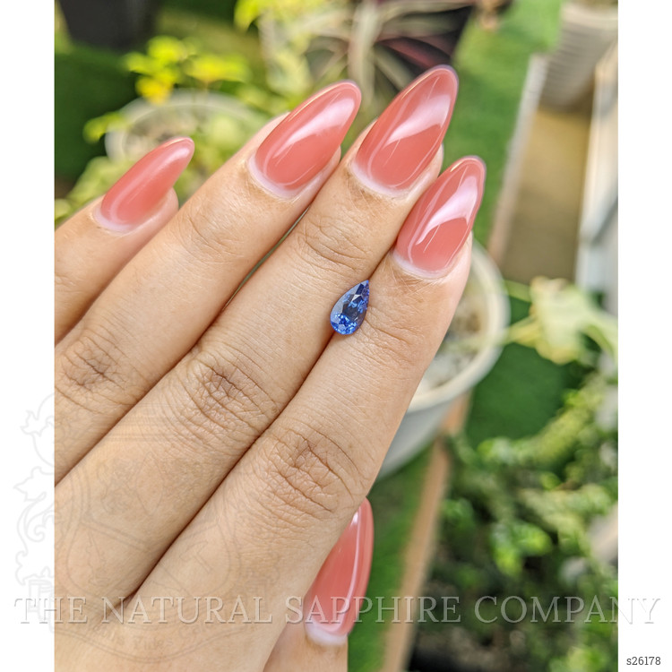 1.13 Ct. Blue Sapphire from Ceylon (Sri Lanka)