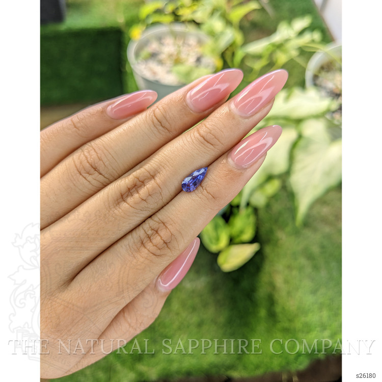 1.16 Ct. Bluish Purple Sapphire from Ceylon (Sri Lanka)